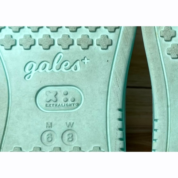 Gales Women’s 8 Smart PPE Footwear Nursing Shoes Mint Slip On Lightweight - Picture 9 of 11